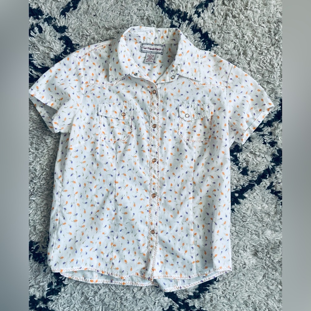 Floral Western Shirt